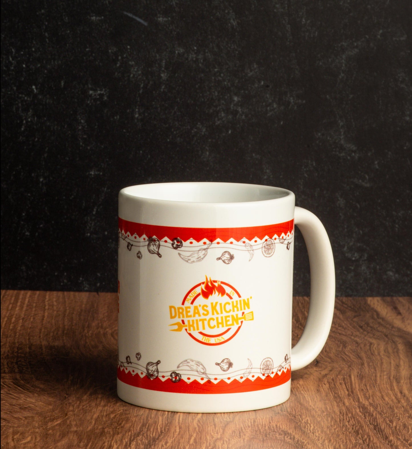 Drea's Kickin' Kitchen Signature Coffee Mug