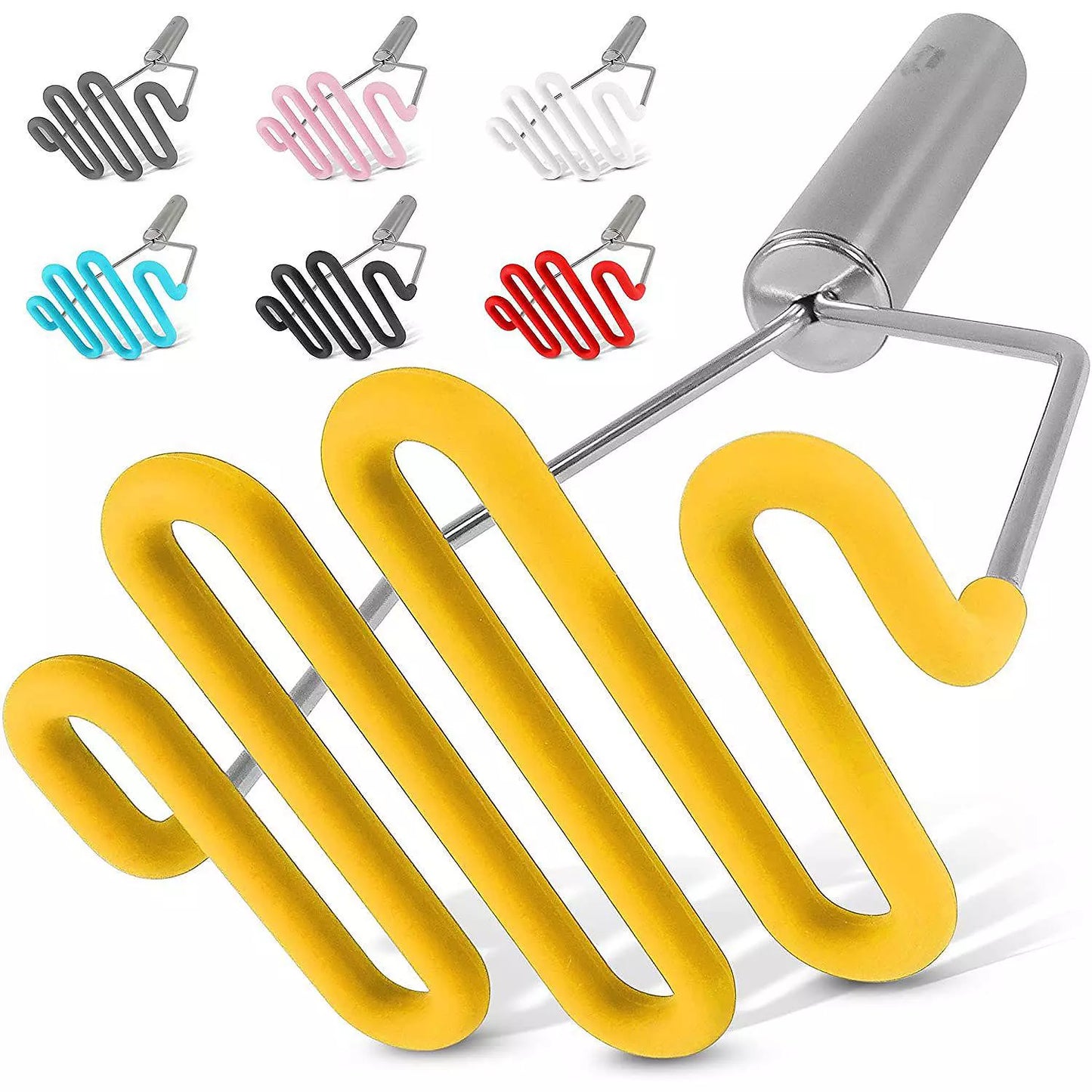 Silicone-Embrace Potato Masher