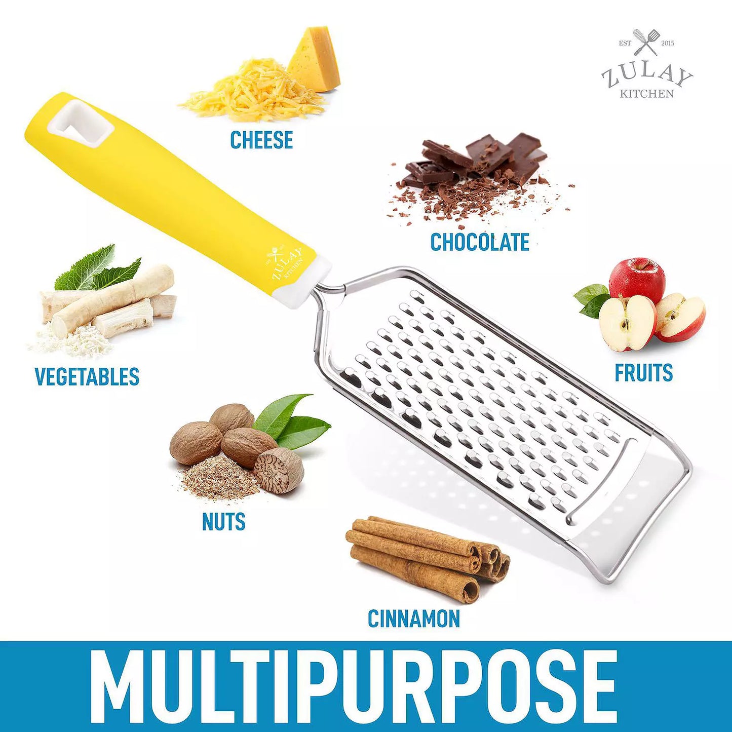 Stainless-Steel Handheld Cheese Grater