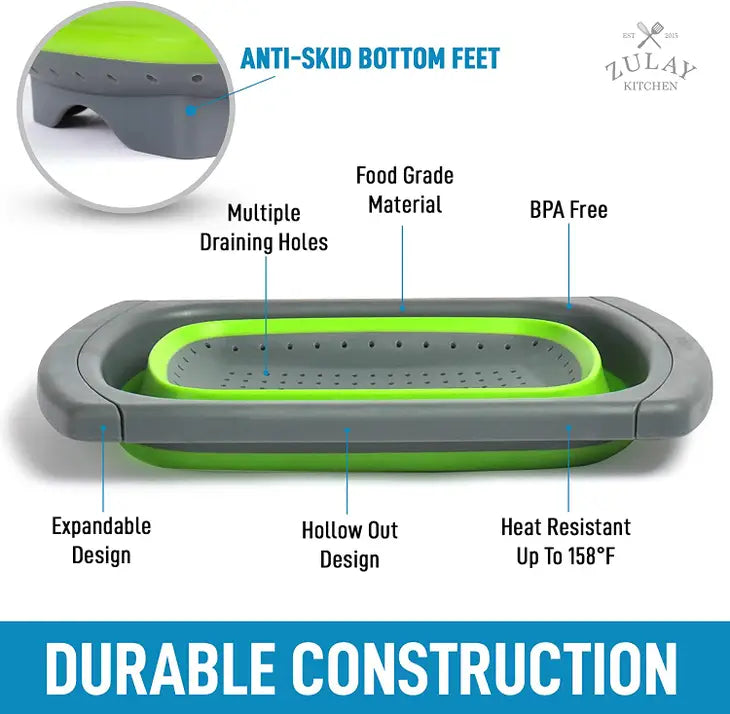 FlexiStrain Collapsible Colander