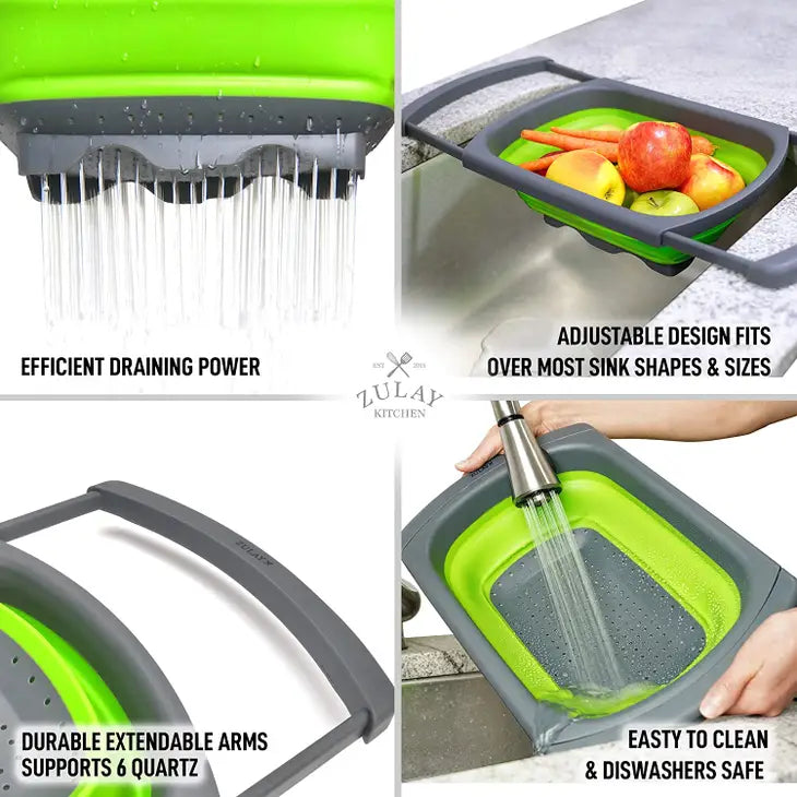 FlexiStrain Collapsible Colander