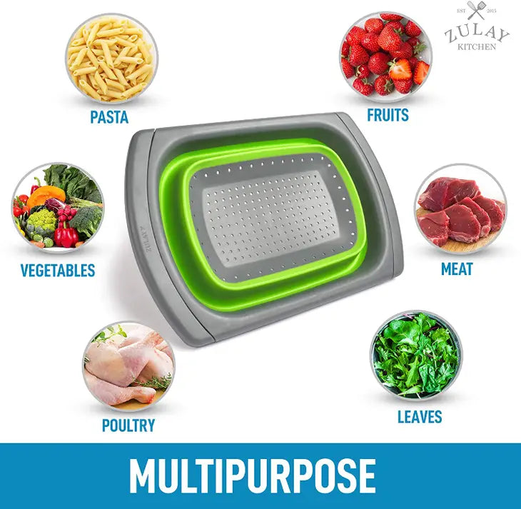 FlexiStrain Collapsible Colander