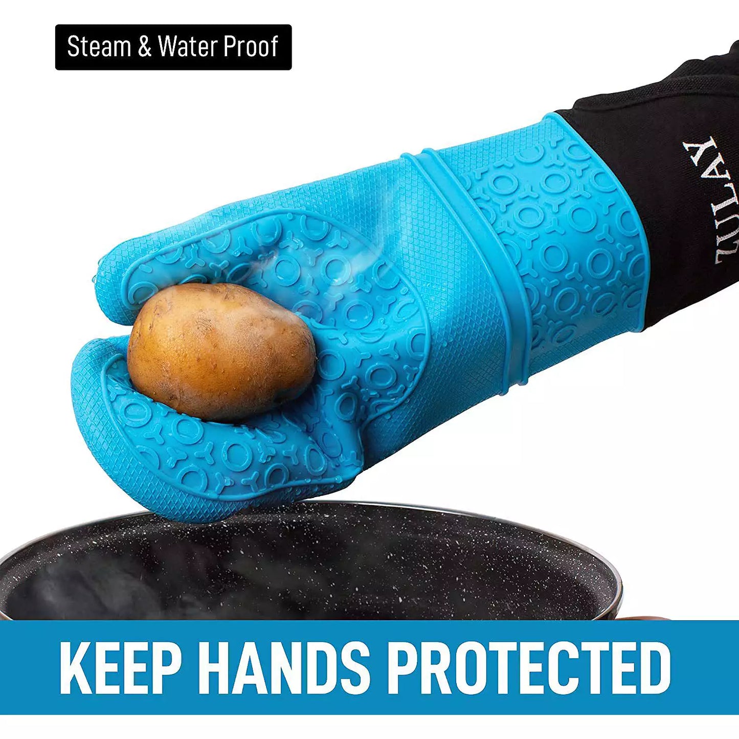 Silicone Heat-Resistant Oven Mitts