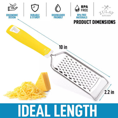 Stainless-Steel Handheld Cheese Grater