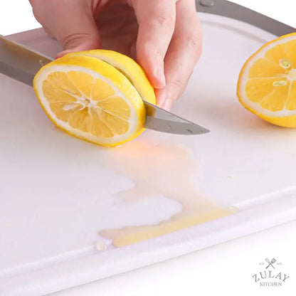 Reversible Cutting Board with Juice Grooves